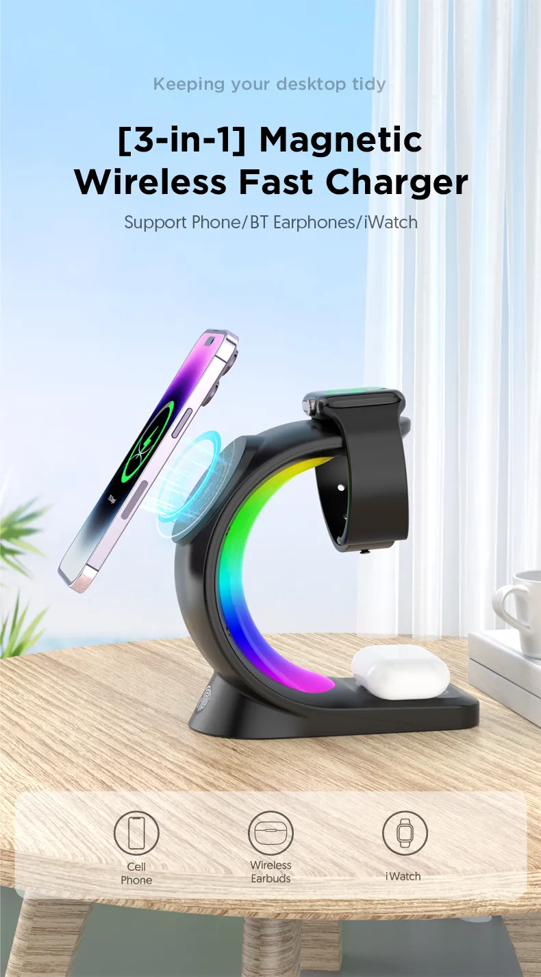 ChargeMate 4-in-1 – Fast Charging Station