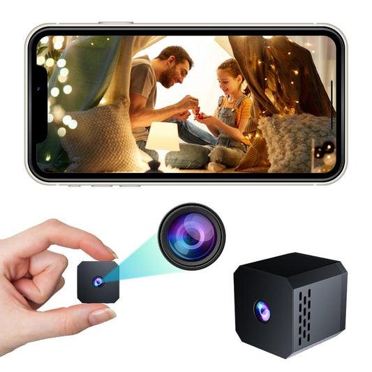 Spy Camera Hidden Camera, Wifi Mini Wireless Small Nanny Cam Real 1080P with Night Vision for Indoor Security, Tiny Secret Camaras Espias Ocultas for Baby/Pet with APP Remote Viewing Monitor Monitoring Surveillance