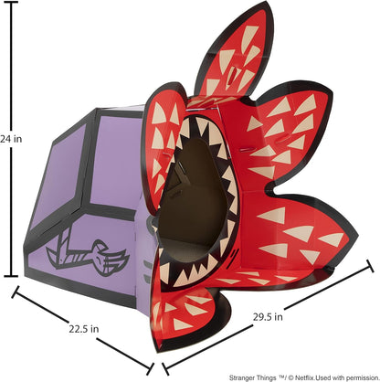 Kitty City Stranger Things Demogorgon Cat House, Red