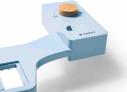 TUSHY Basic 2.0 Bidet Toilet Seat Attachment | a Non-Electric Self Cleaning Water Sprayer W/Adjustable Water Pressure Nozzle, Angle Control & Easy Home Installation (White/Bamboo)