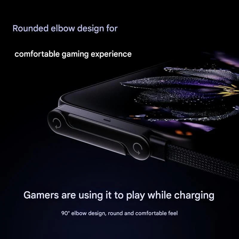 📲 2-In-1 Invisible Holder Charger Cable | Mfi-Certified | 240W Fast Charging | Built-In Phone Stand